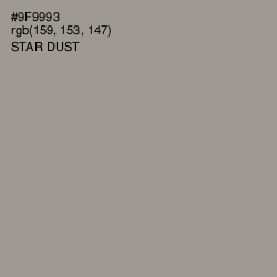 #9F9993 - Star Dust Color Image